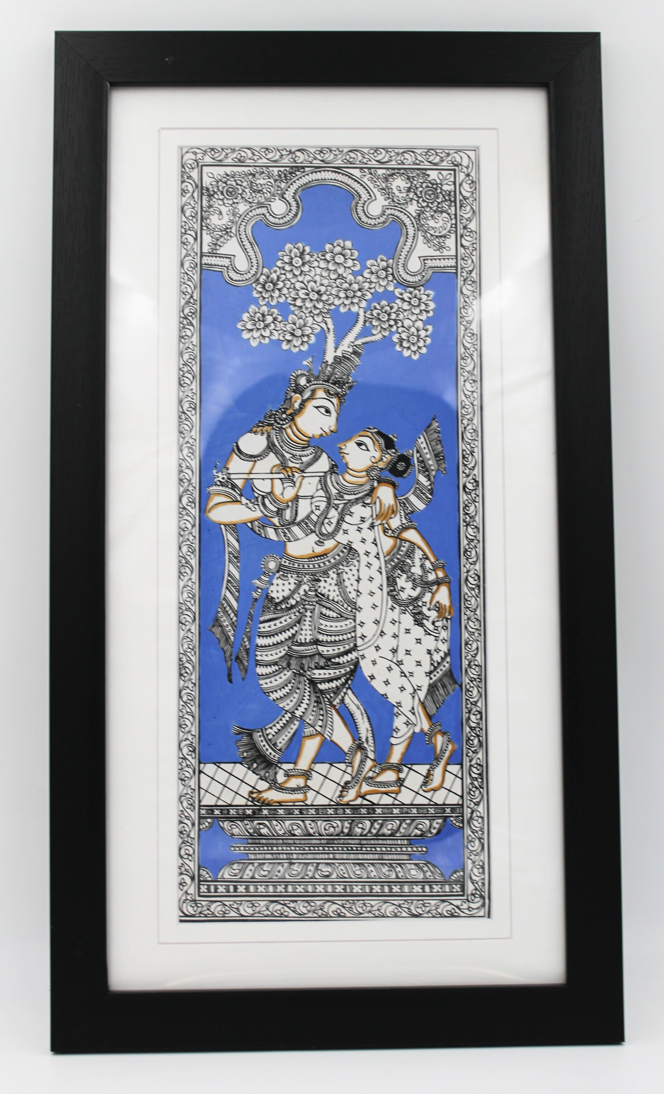 Framed Pattachitra Paintings – Radha and Lord Krishna | Handmade and Timeless